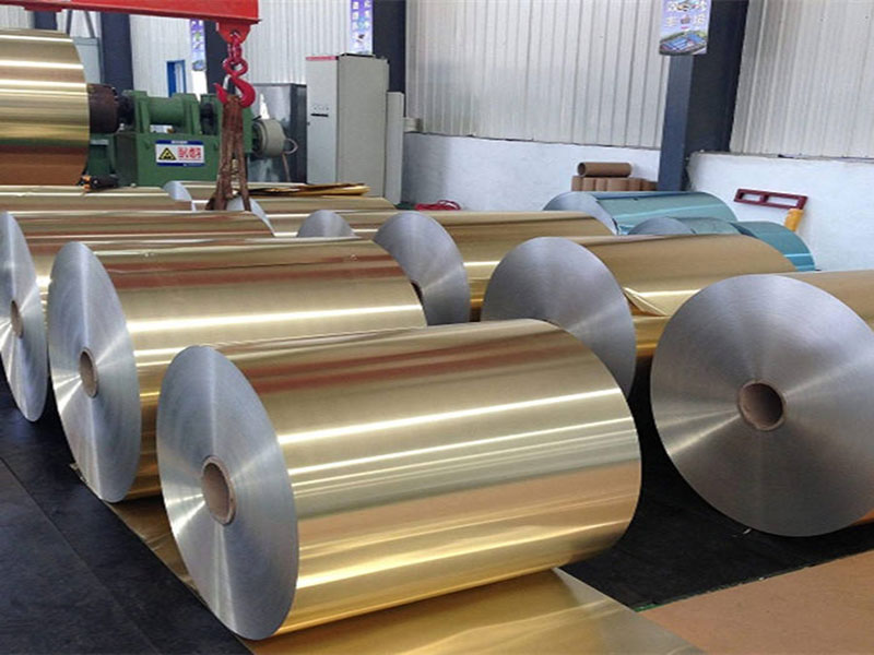 Hydrophilic aluminum foil